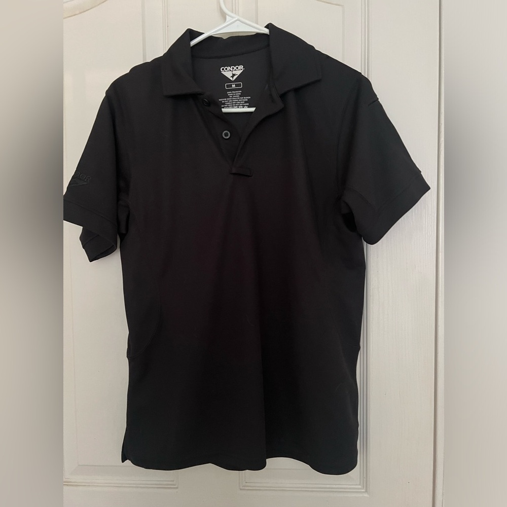 Condor Tactical Black Mens Polo Sz M